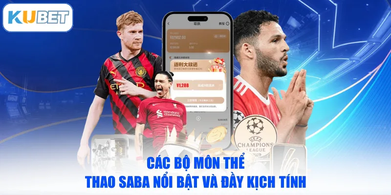 Các bộ môn thể thao SABA nổi bật và đầy kịch tính