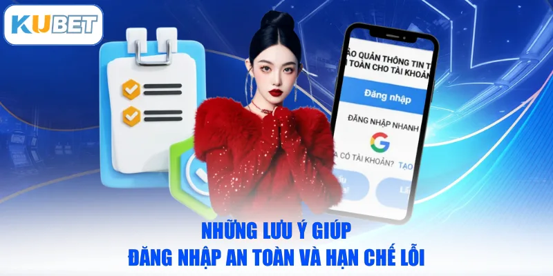 Những lưu ý giúp đăng nhập an toàn và hạn chế lỗi